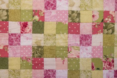 renkli patchwork yorgan arka plan dokusu