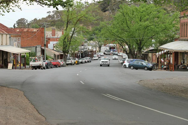 Maldon Victoria Australia Października 2015 Maldon Hrabstwie Mount Alexander Został — Zdjęcie stockowe