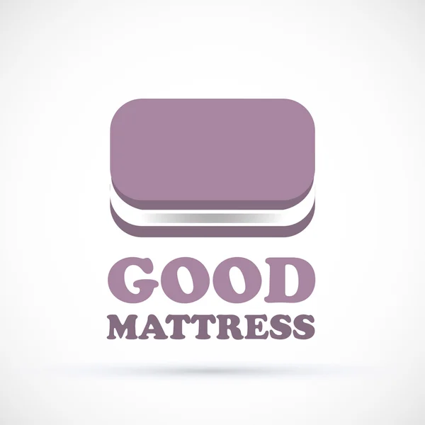 Logo du magasin de matelas — Image vectorielle