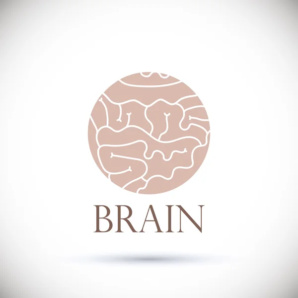 Λογότυπο κύκλο εγκεφάλου — Διανυσματικό Αρχείο