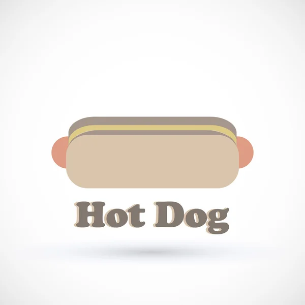 Logotipo del perro caliente — Archivo Imágenes Vectoriales