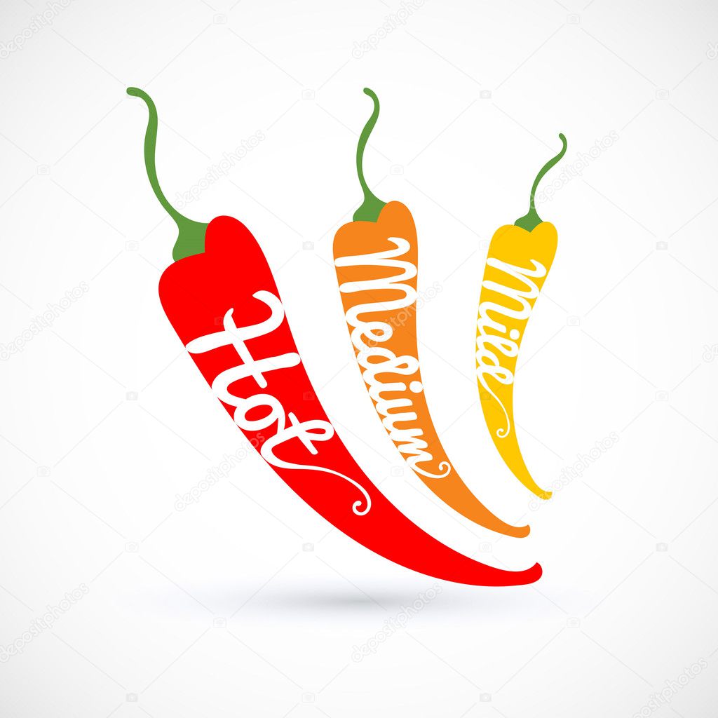Logo de los chiles chile vector, gráfico vectorial © shekaka imagen
