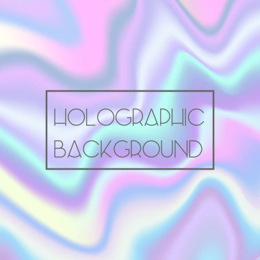 Soyut parlak holografik doku