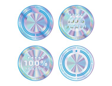 Holografik geometrik şekiller ayarla