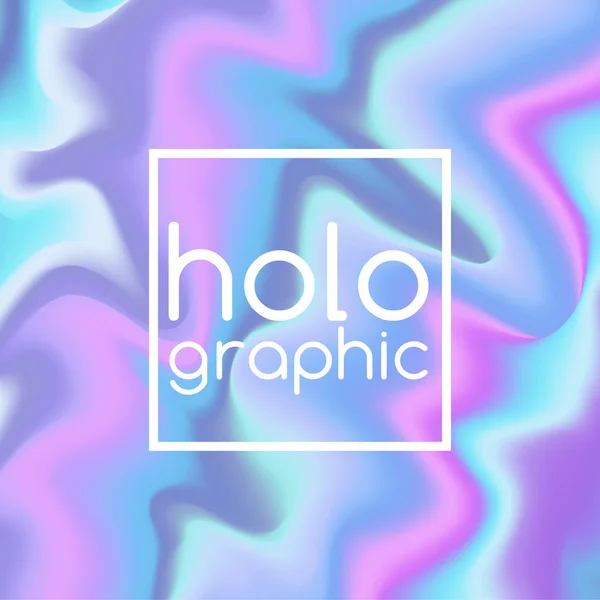 Abstracte heldere holografische textuur — Stockvector