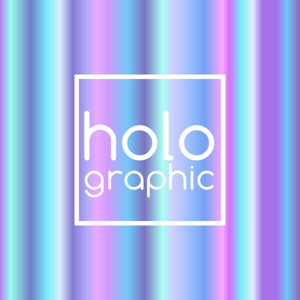 Abstract bright holographic texture