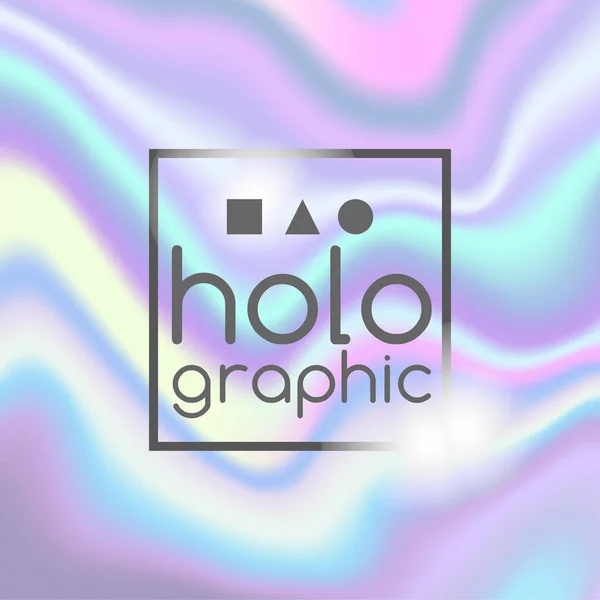 Abstract bright holographic texture — Stock Vector