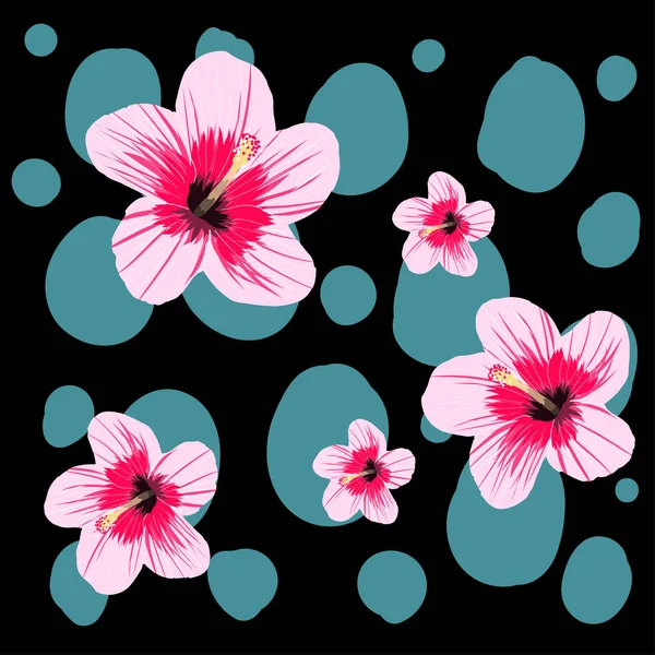 Cute flowers pattern — Stock Vector