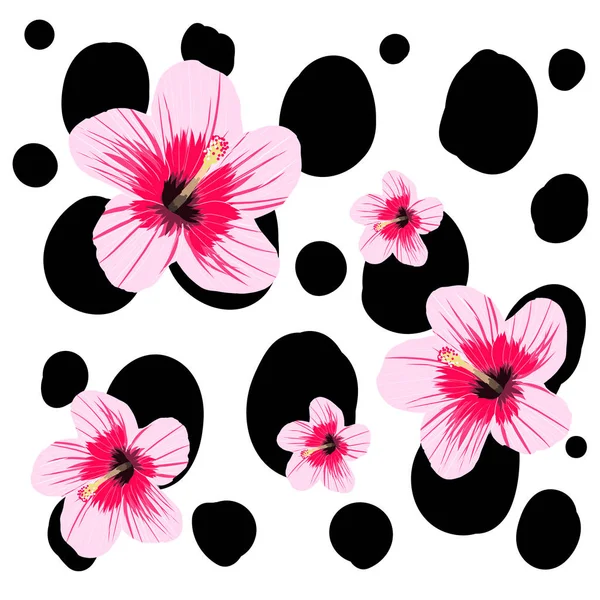 Cute flowers pattern — Stock Vector