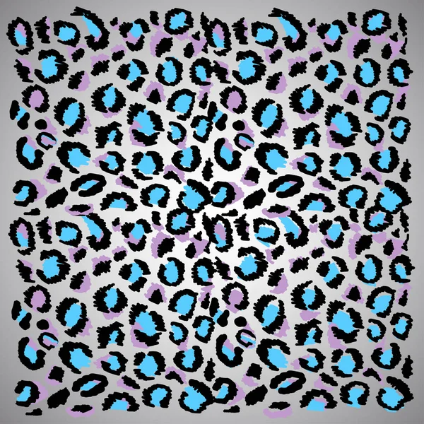 Mavi leopar desen