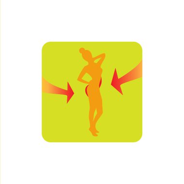 Oklarla siluet kadın