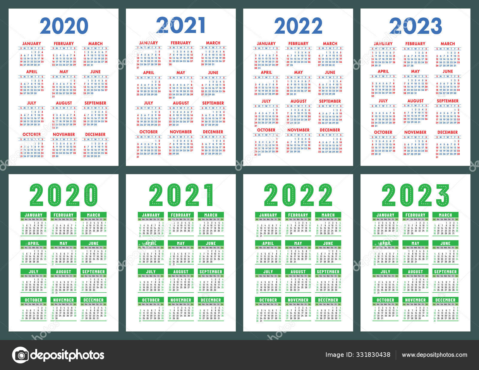 usd 418 2021 2022 calendar Calendar 2020 2021 2022 2023 English Color Vector Set Vertical Stock Vector C Ra Khusnullina Gmail Com14722860aef0a814722860 331830438 usd 418 2021 2022 calendar