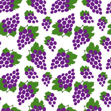 Üzümsüz desen. Bir demet üzüm. El yapımı taze meyve..