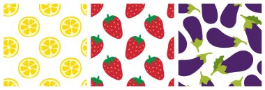 Meyveler ve sebzeler kusursuz. Limon dilimi, saman.