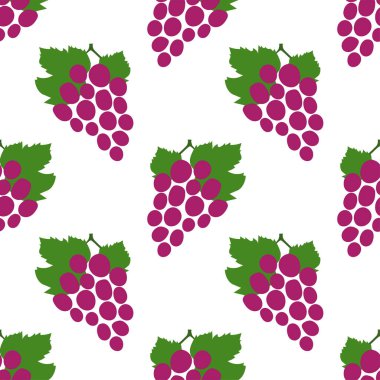 Üzümsüz desen. Bir demet üzüm. El yapımı taze meyve..