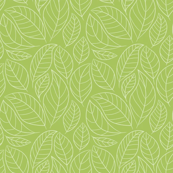 Blattnahtloses Muster. abstrakte florale Hintergrund mit Blättern. g — Stockvektor