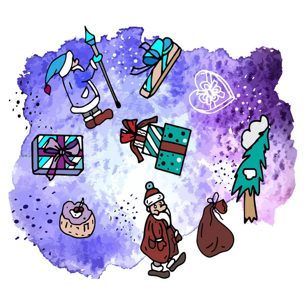 Noel Baba ve hediyeler ile