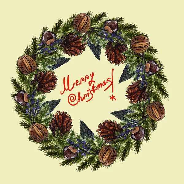 Noel dekor doğal elemanları ile