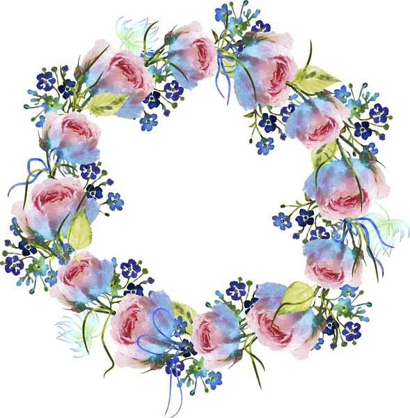 Gül ile kavradığında çelenk