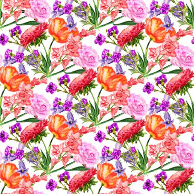 Çiçeklerle kusursuz bir arkaplan