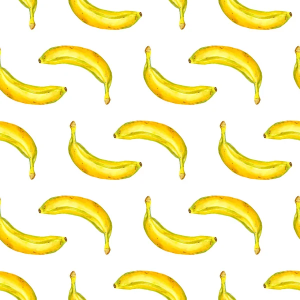 无缝背景与香蕉 — 免费的图库照片