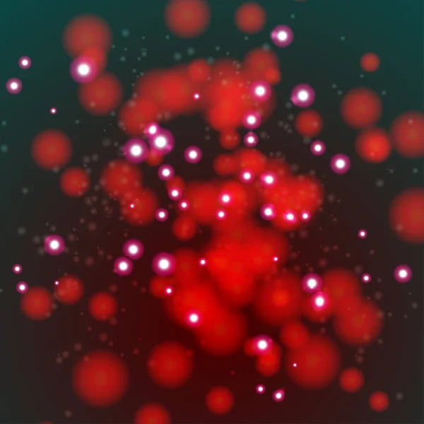 Horké červené jiskry — Stockový vektor