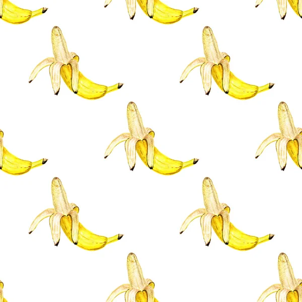 Padrão sem costura com bananas — Fotografia de Stock Grátis