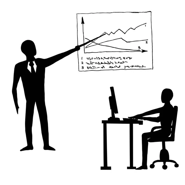 Presentation or education — Stock Vector