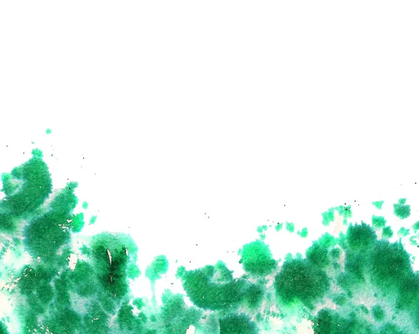 Aquarela fundo verde escuro — Fotografia de Stock