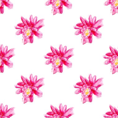 Kırmızı çiçek ile Seamless Modeli