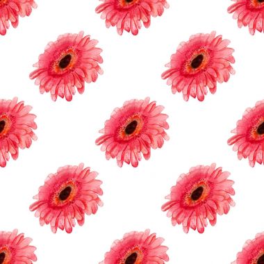 Gerbera çiçek ile Seamless Modeli