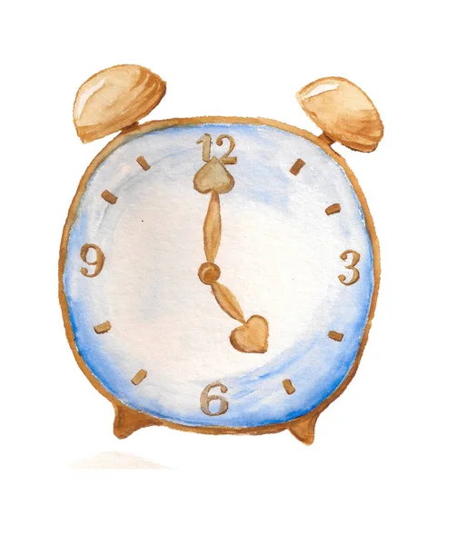 Relógio despertador dos desenhos animados — Fotografia de Stock