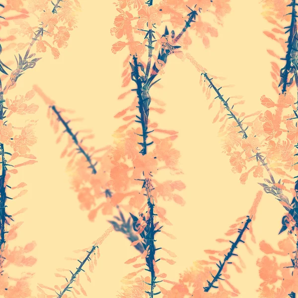 Seamless pattern with fireweed flowers — Stock Photo, Image