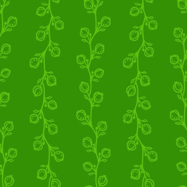 Dekoratif böğürtlenli kusursuz desen.