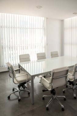 modern beyaz ofis 