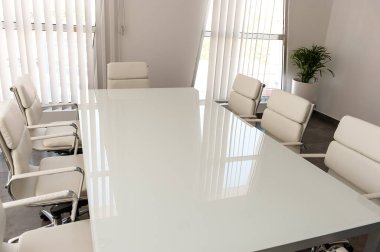 modern beyaz ofis 
