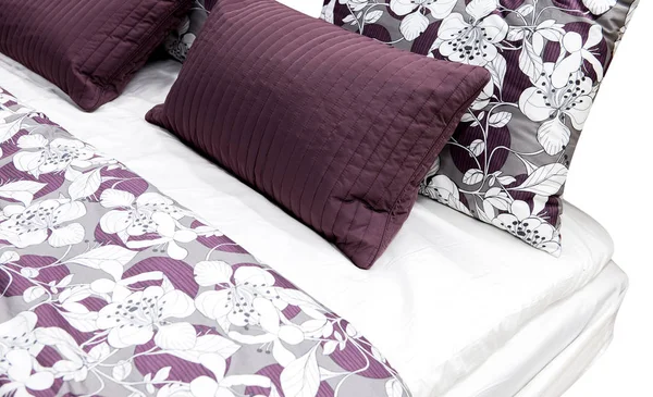 Poduszka na białym tle sypialnia — Zdjęcie stockowe