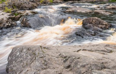 güzel şelale orman manzara nehir