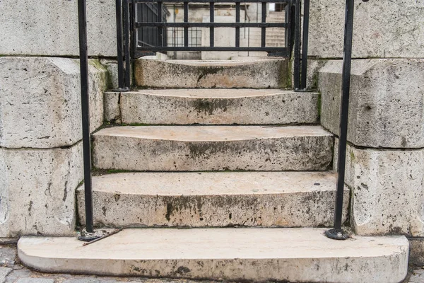 The typical corner of an old european street — Stock Photo, Image