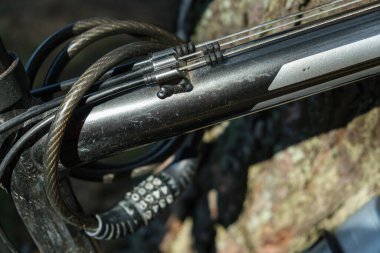 Bisiklet şanzımanı seyahati yaz günü.