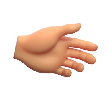 el 3d şekil vermek veya almak