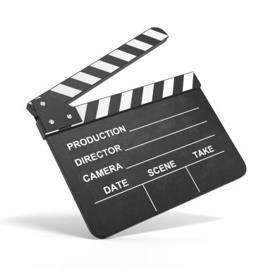 Film clapper 3d çizim