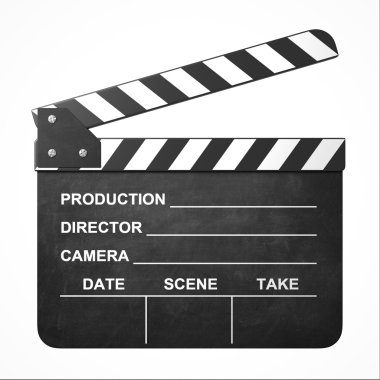 Film clapper 3d çizim