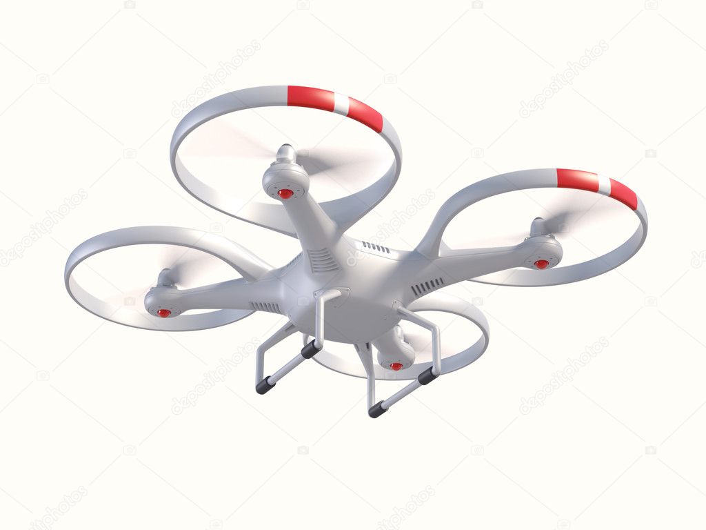 drone isolated on white background 