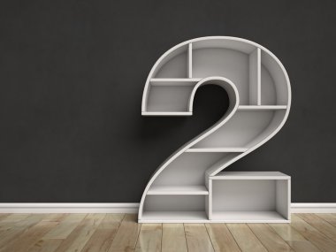 2 şeklinde raflar numara 