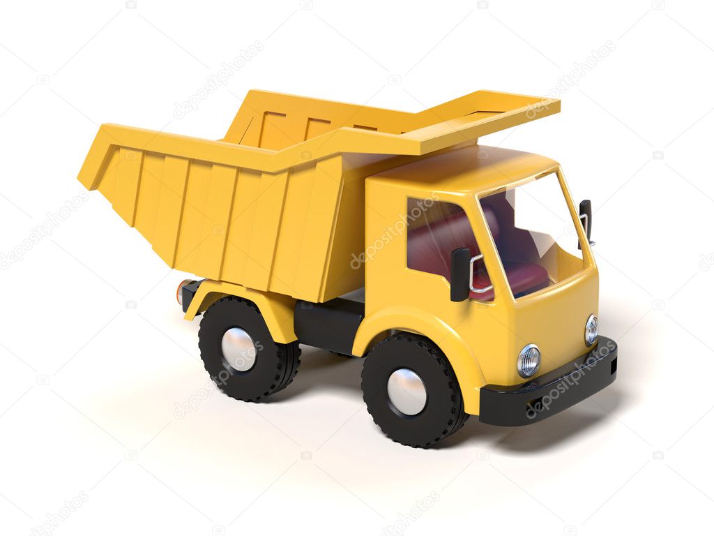 yellow truck toy