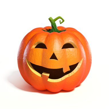 Cadılar Bayramı Balkabağı Jack O Lantern 3d render