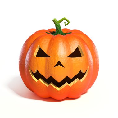 Cadılar Bayramı Balkabağı Jack O Lantern 3d render
