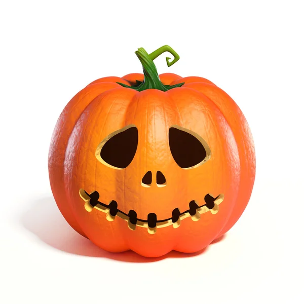 Halloween citrouille Jack O Lanterne rendu 3d — Photo