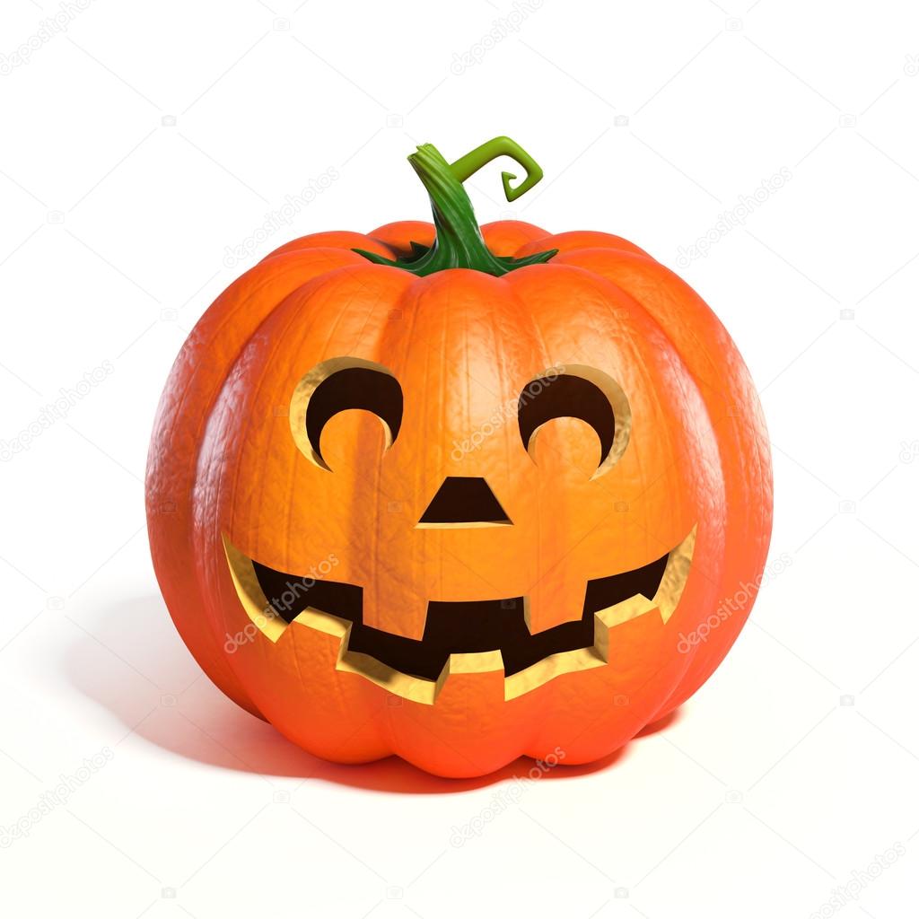 Halloween Pumpkin Jack O Lantern 3d rendering